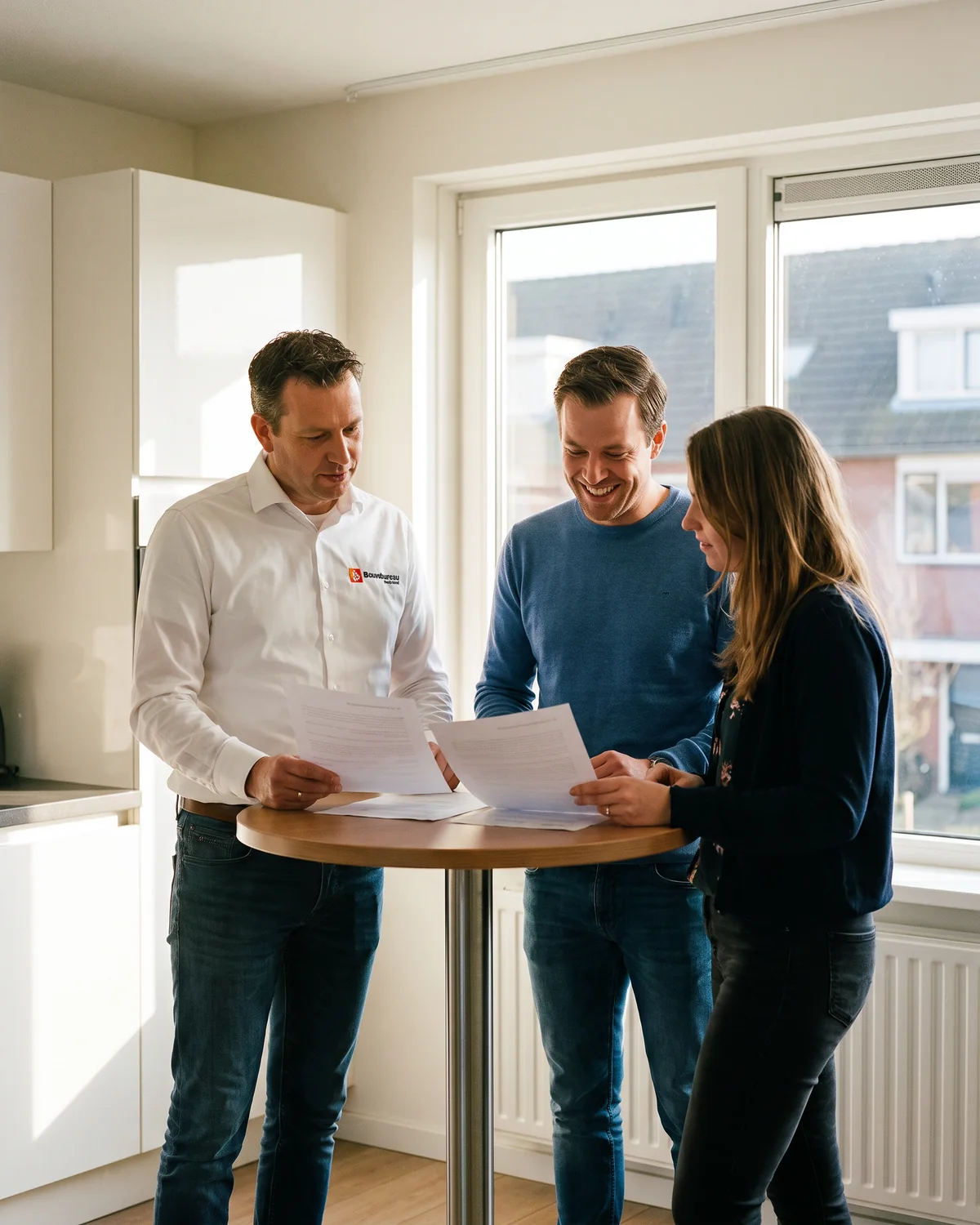 Onze adviseur neemt met de bewoners een lijst door